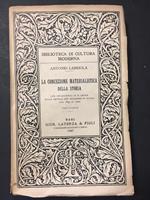 Labriola Antonio. La concezione materialistica della storia. Laterza. 1947