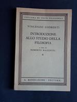 Introduzione allo studio della filosofia. Mondadori. 1941 - I