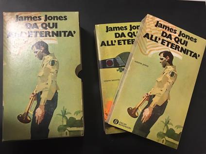 Da qui all'eternità. Mondadori. 1980-I. Voll. I-II. Con cofanetto - James Jones - copertina