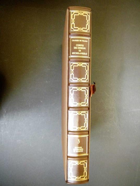 ]Corpus dei disegni di Michelangelo . Istituto geografico De Agostini. 1992. Vol. 3. Con cofanetto - Charles de Tolnay - copertina