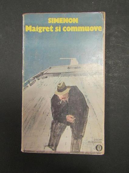 Maigret si commuove. Mondadori. 1973 - Georges Simenon - copertina