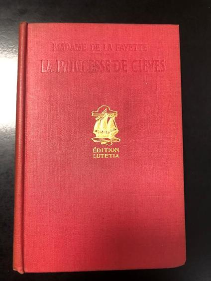 La princesse de Cleves. Edition Lutetia - copertina