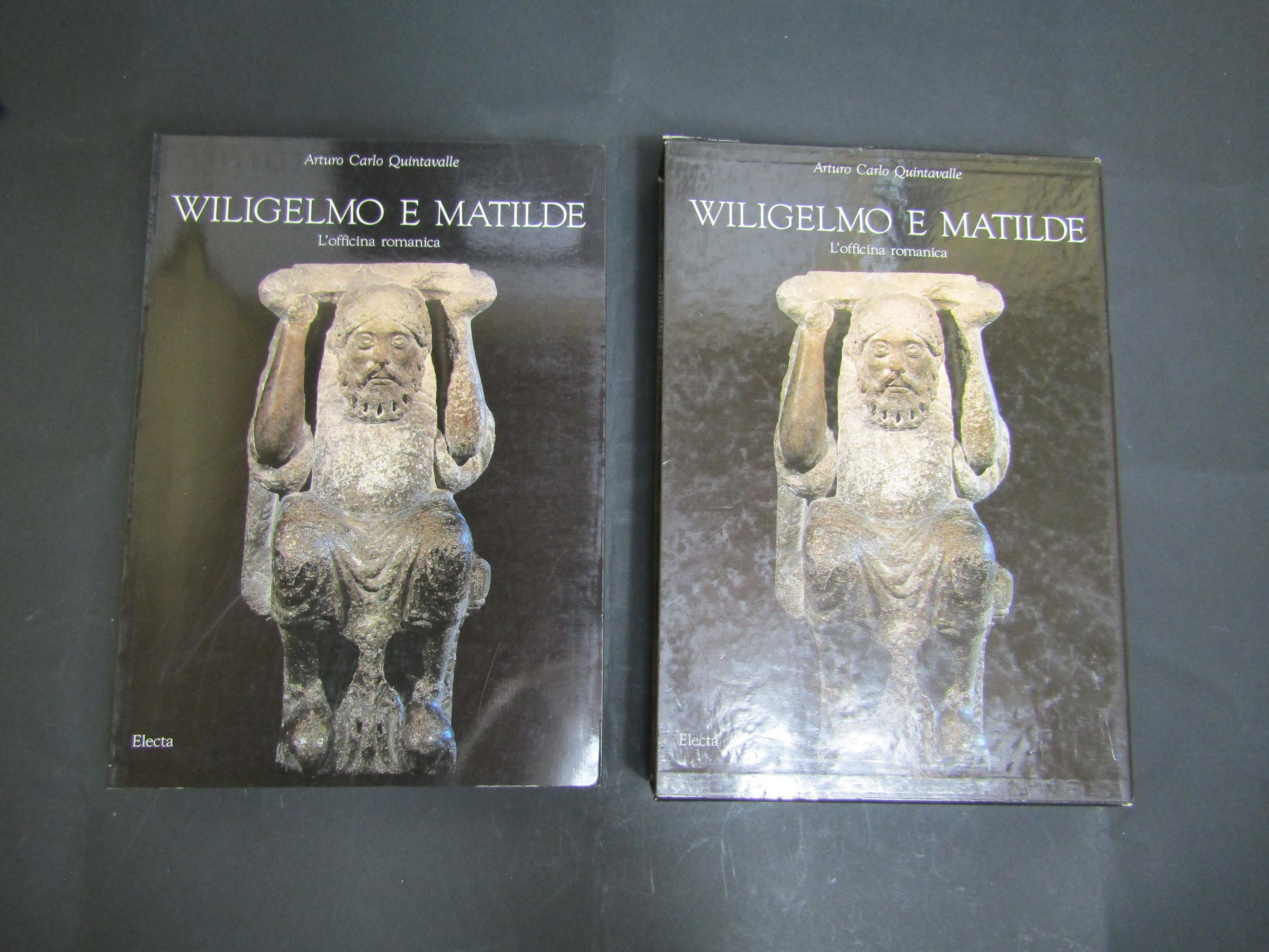 Arturo Carlo Quintavalle. Wiligelmo e Matilde. L'officina romanica. Electa. 1991. con cofanetto