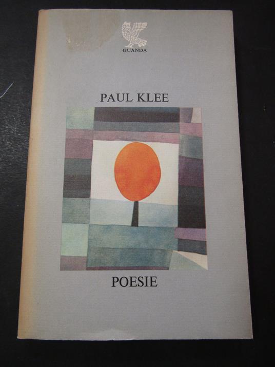 Paul Klee. Poesie. Guanda. 1978 - Paul Klee - copertina