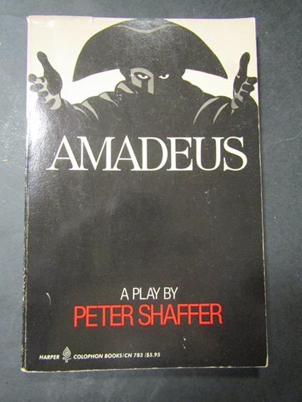 Amadeus. Harper & row publishers. 1980 - Peter Shaffer - copertina