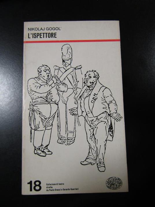 L' ispettore. Einaudi 1978 - Nikolaj Gogol' - copertina