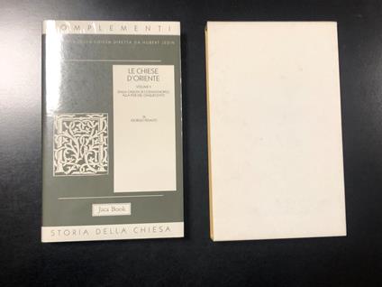 Complementi alla storia della Chiesa. Le chiese d'Oriente. Vol. II. Con cofanetto. Jaca book 1993 - copertina