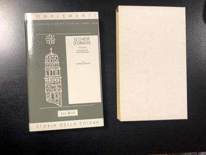 Complementi alla storia della Chiesa. Le chiese d'Oriente. Vol. III. Con cofanetto. Jaca book 1995 - copertina