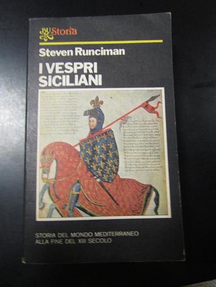 I vespri sicialiani. BUR 1976 - I - Steven Runciman - copertina
