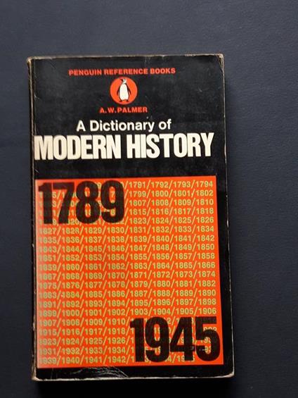 Palmer A. W., A dictionary of modern history, Penguin Books, 1972 - copertina