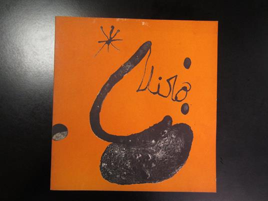 Joan Mirò. Editions des musées nationaux 1974 - copertina