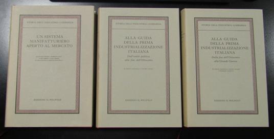 Storia dell'industria lombarda. 3 voll. Edizioni Il Polifilo. 1988/1990/1991 - copertina