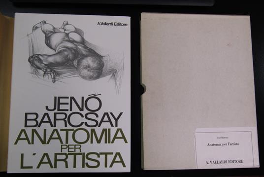 Barcsay Jeno. Anatomia per l'artista. Vallardi 1978. Con cofanetto - Jeno Barcsay - copertina