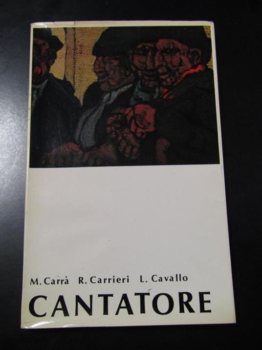 Domenico Cantatore. Galleria d'Arte Medea 1972 - copertina