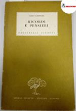 Capponi Gino, Ricordi e pensieri, Einaudi, 1942 - I