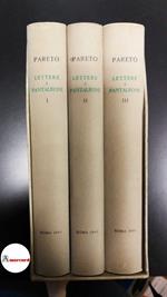 Pareto Vilfredo, Lettere a Maffeo Pantaleoni 1890-1923 (3 voll. in cofanetto), Banca Nazionale del Lavoro, 1960