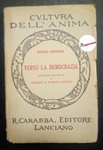 Carpenter Edward, Verso la democrazia, Carabba, 1938