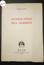 Saitta Giuseppe, Introduzione alla filosofia, Upeb, 1948