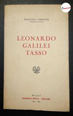 Orestano Francesco, Leonardo Galilei Tasso, Bocca, 1943