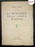 Campana Michele, La musicalità della lingua italiana, Augustea, 1934