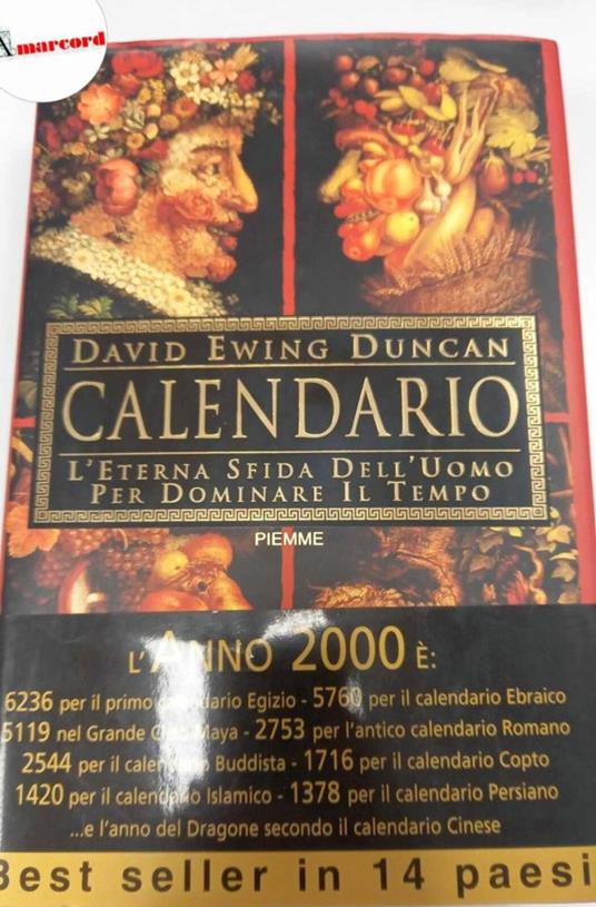 Duncan David Ewing, Calendario, Piemme, 1999 - copertina