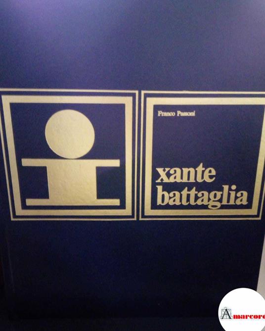Passoni, Franco. , and Battaglia, Xante. Xante Battaglia Milano IEDA, 1972 - Franco Passoni - copertina