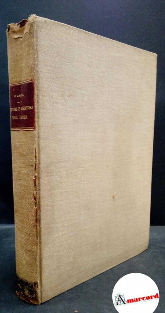 Gnoli, Umberto. Pittori e miniatori nell'Umbria Spoleto Argentieri, 1923 - Umberto Gnoli - copertina