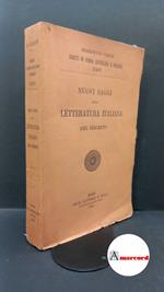 Croce, Benedetto. 24: Nuovi saggi sulla letteratura italiana del Seicento Bari Laterza, 1931