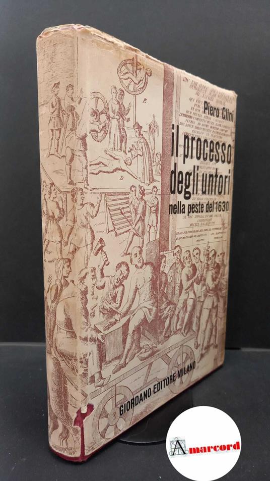 Il processo degli untori nella peste del 1630 - copertina