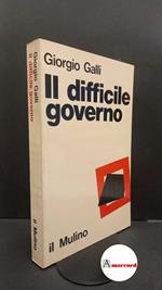 Galli, Giorgio. Il difficile governo: un'analisi del sistema partitico italiano Bologna il Mulino, 1972