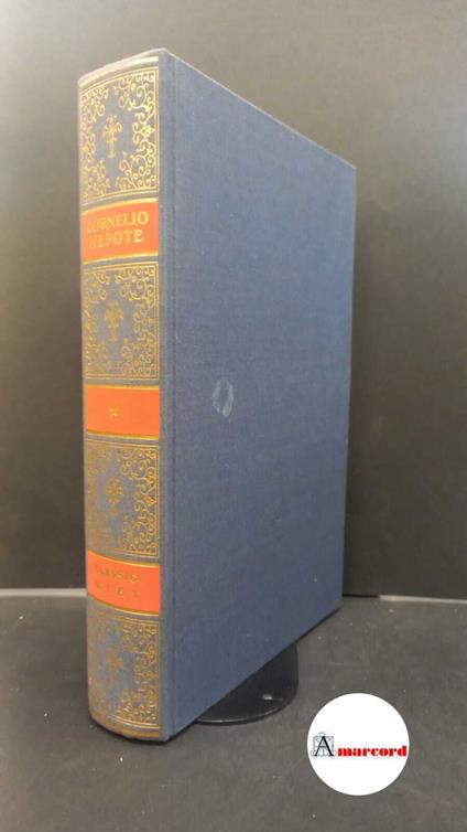 Cornelio Nepote, Opere, Utet, 1977 - Cornelio Nepote - copertina