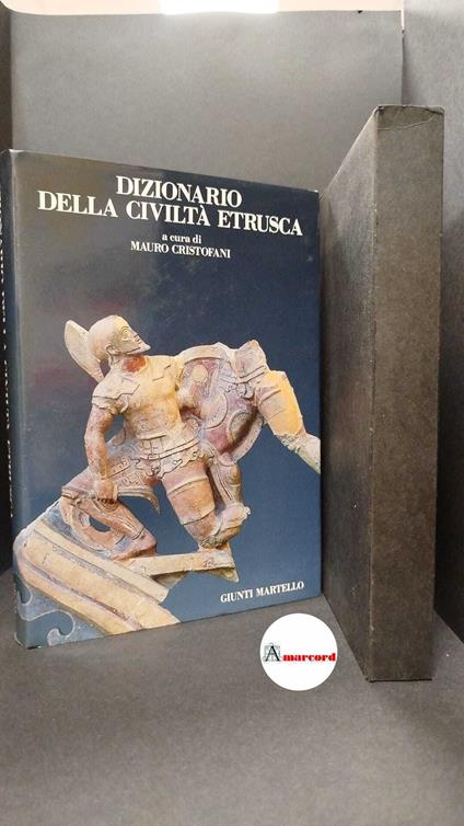 Cristofani, Mauro. Dizionario della civiltà etrusca Firenze Giunti Martello, 1985 - Mauro Cristofani - copertina