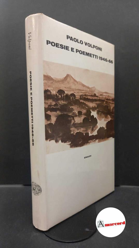 Volponi, Paolo. Poesie e poemetti Torino Einaudi, 1980 - Paolo Volponi - copertina