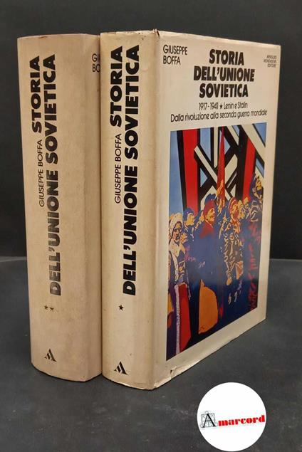 Boffa, Giuseppe. Storia dell'Unione Sovietica 2 voll. Milano Mondadori, 1976 - Giuseppe Boffa - copertina