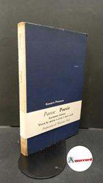 Pavese, Cesare. , and Mila, Massimo. Poesie Torino Einaudi, 1961