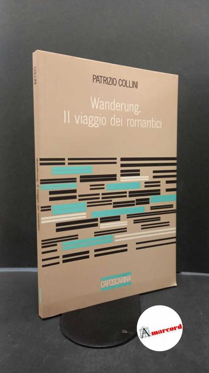Collini, Patrizio. Wanderung : il viaggio dei romantici. Venezia Cafoscarina, 1993 - copertina