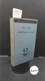 Aristides, Aelius. , and Nicosia, Salvatore. Discorsi sacri Milano Adelphi, 1984