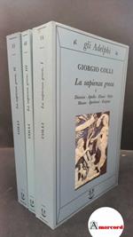 La Sapienza Greca volume I e II e III