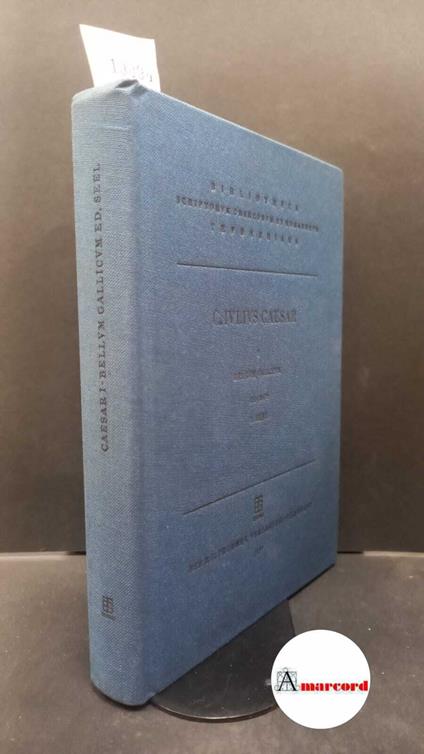 Commentarii rerum gestarum} 1 : Bellum gallicum - G. Giulio Cesare - copertina