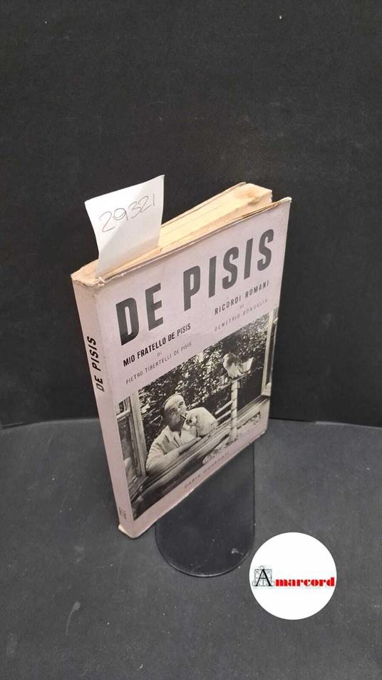 Tibertelli De Pisis, Pietro. , and Bonuglia, Demetrio. De Pisis Milano Guarnati, 1957 - Pietro Tibertelli De Pisis - copertina