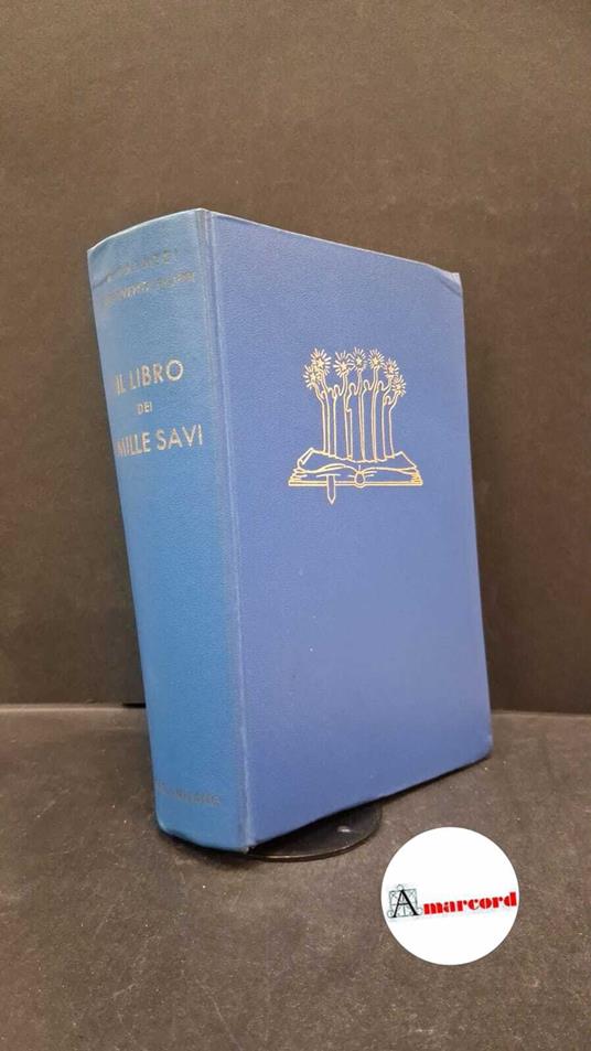 Il libro dei mille savi - Palazzi - copertina