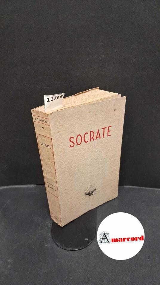 a cura di Antonio Banfi. Socrate - copertina