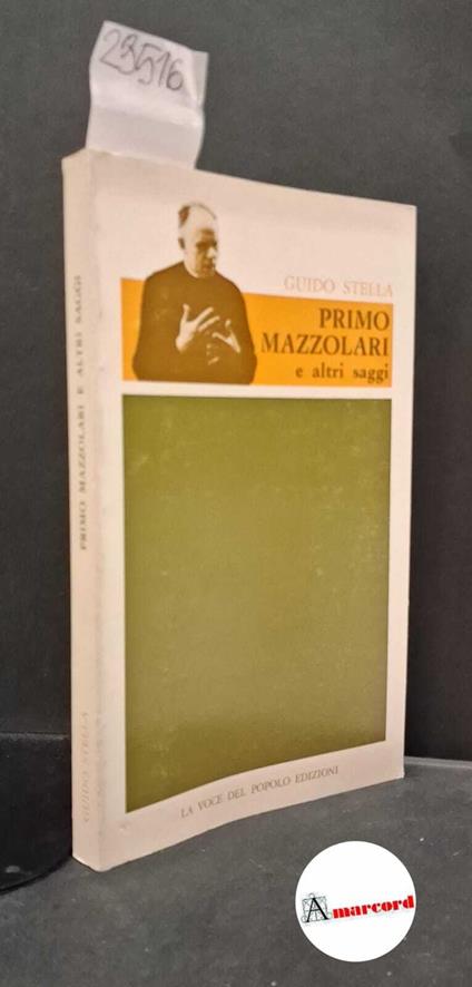 Primo Mazzolari e altri saggi - copertina