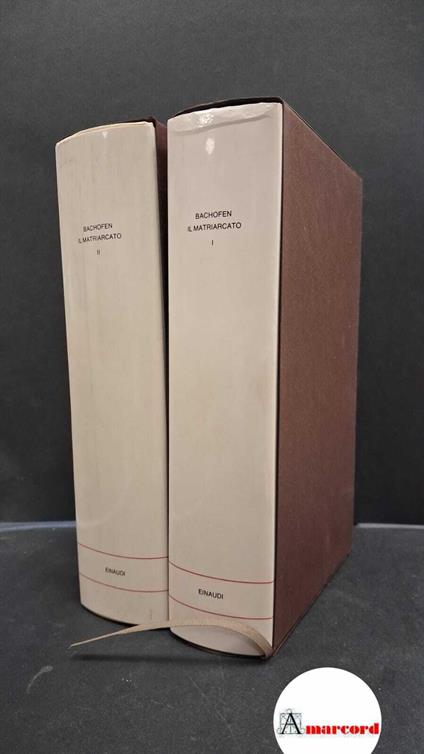 Il matriarcato vol I e II - copertina
