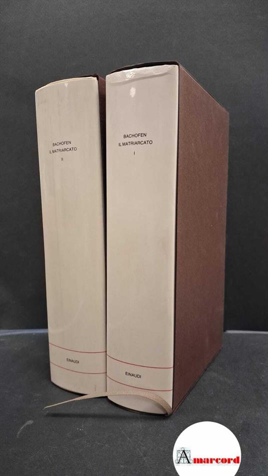 Il matriarcato vol I e II - copertina