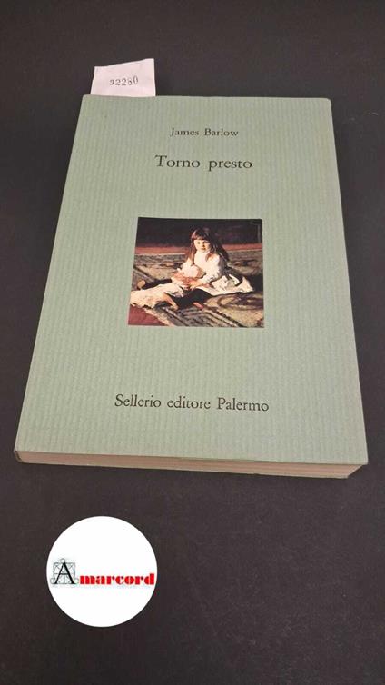 Torno presto - James Barlow - copertina