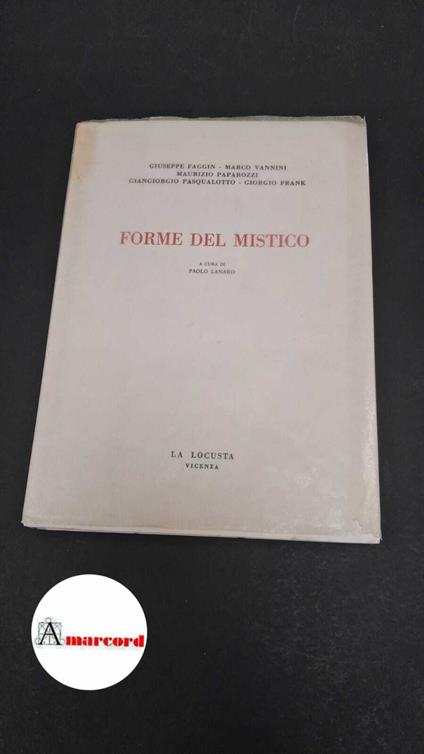 Forme del mistico - copertina
