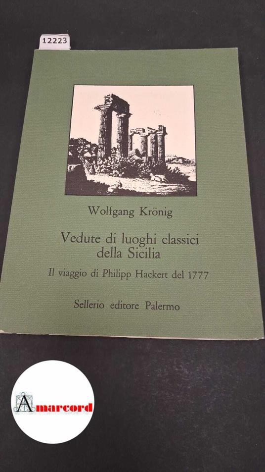 Vedute di luoghi classici della sicilia - copertina