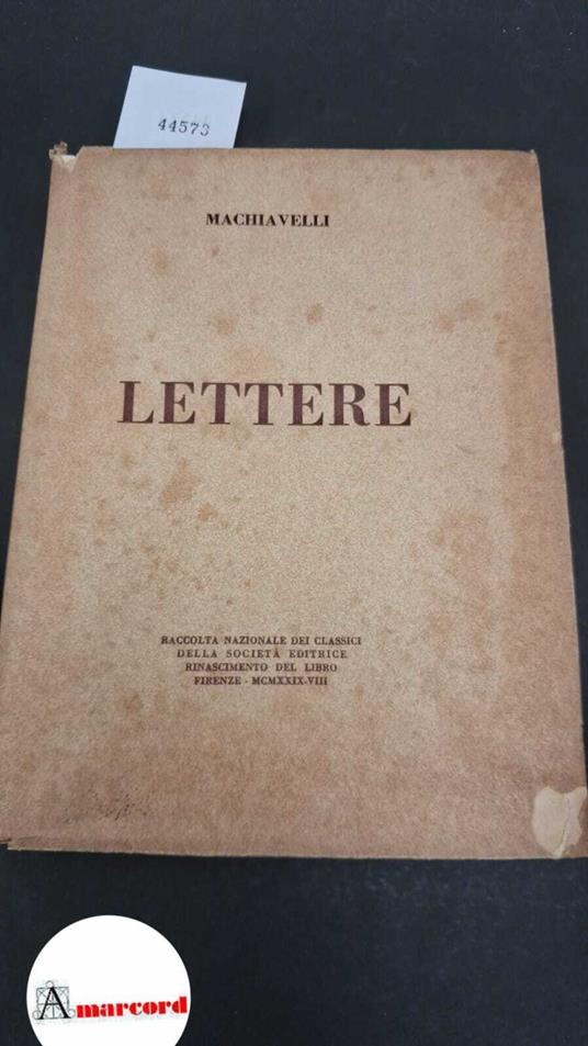 Lettere - copertina