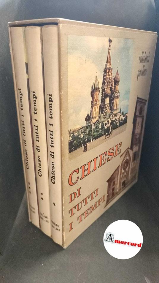Chiese di tutti i tempi. Paoline 1959 - copertina